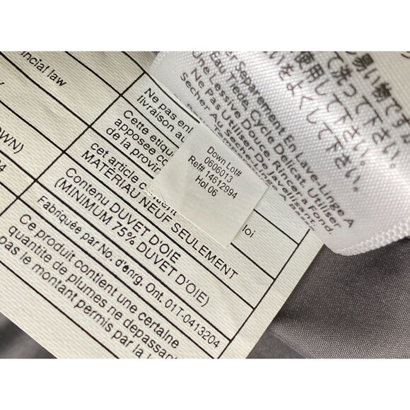 Eddie Bauer Black Down Quilted Vest Men Size Large Nylon Goose Down Lightweight - Picture 14 of 16